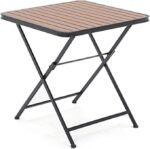 Metal Folding Three-Piece Bistro Dining Table and Chair